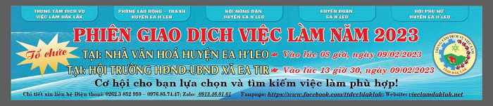 Phiên giao dịch việc làm năm 2023